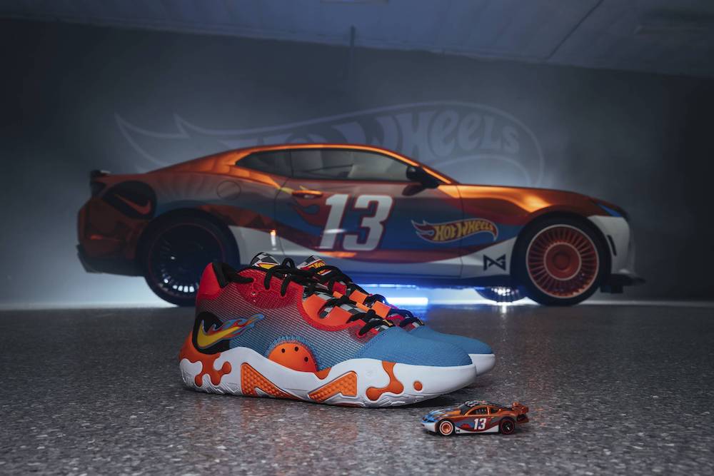 Hot Wheels Teams Up with Paul George to Bring the Sneaker Heat